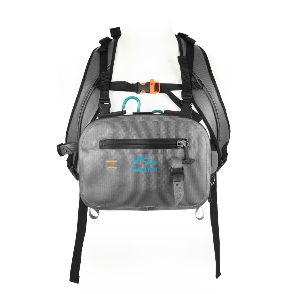 thumbnail image 2 of Maximumcatch Fly Fishing Tackle Bag Chest Bag Waist Pack With Molded Fly Bench Chest Pack Fishing 2 of 9