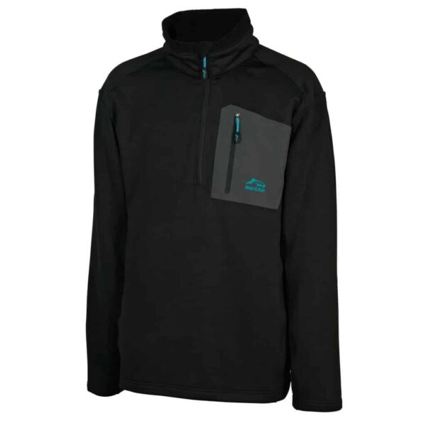 Technisches Unterwäsche-Top aus Microfleece schwarz