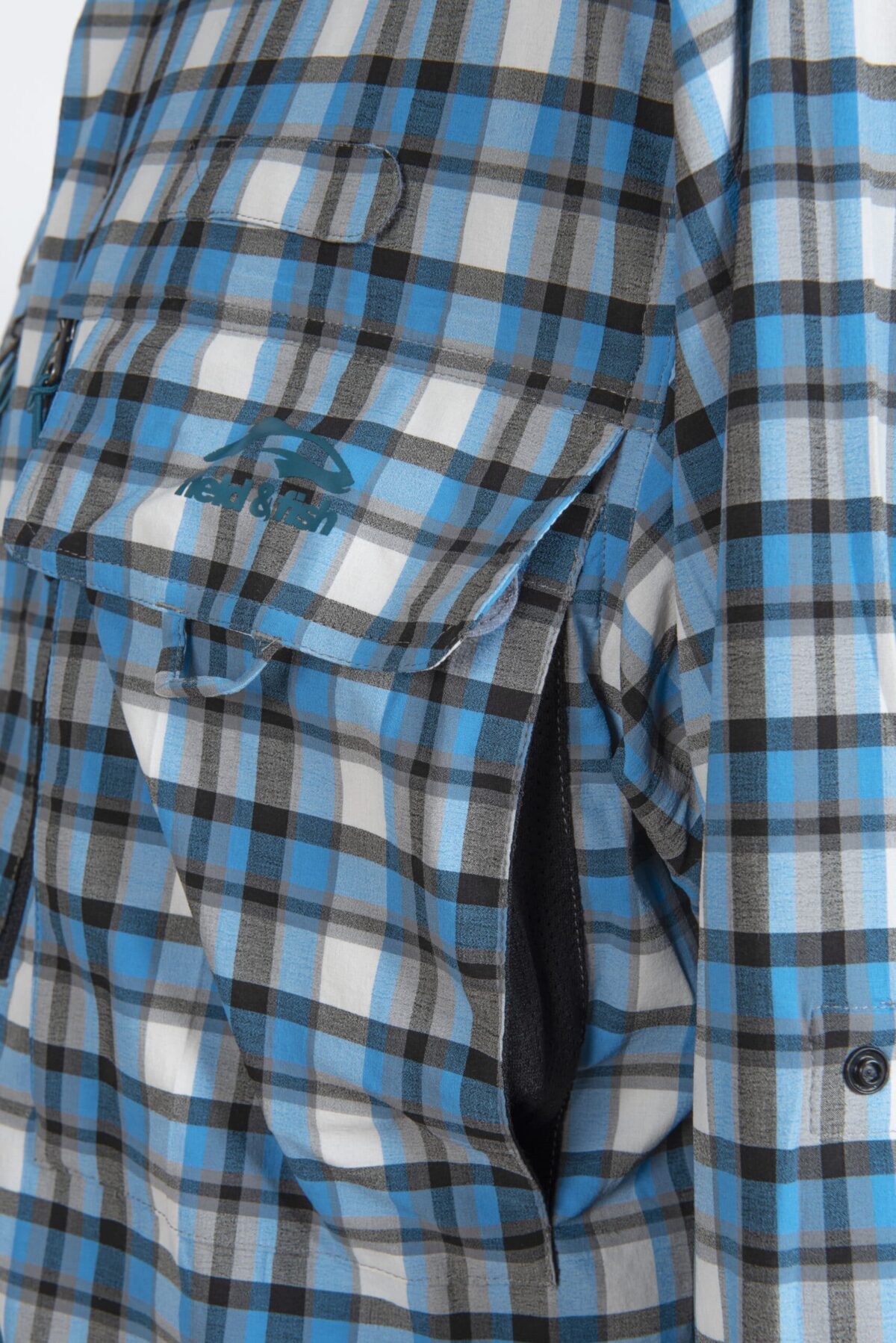 Chemise Guide Stretch 4 poches carreaux – Image 2
