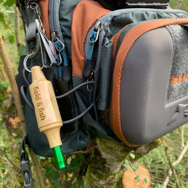 Récupérateur de fil artisanal en Bois avec sifflet