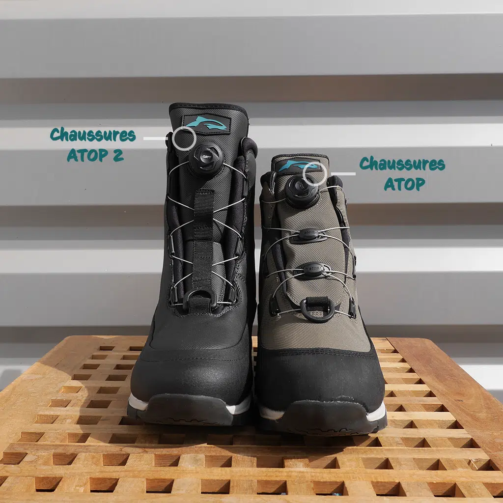 Comparaison chaussures Michelin serrage ATOP 2 vs chaussures Michelin serrage ATOP