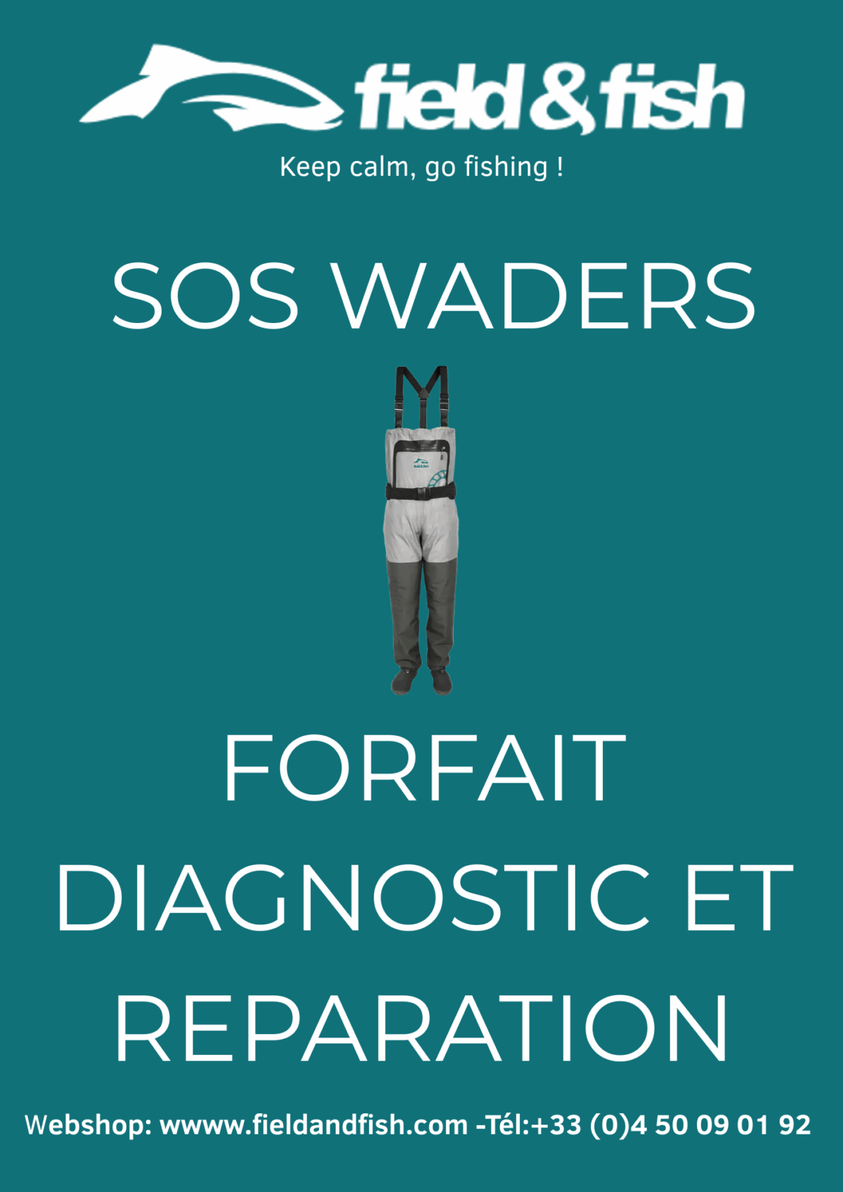 Forfait réparation waders